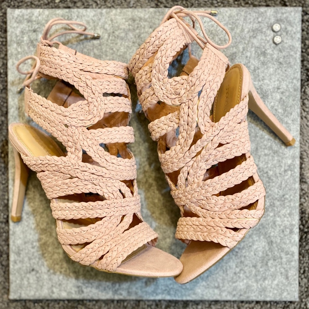 Shoedazzle Braided Strappy Sandal